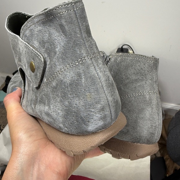 Skechers NWOT Biker Lite Suede Ankle Boots- Sz 9.5 - Picture 13 of 16